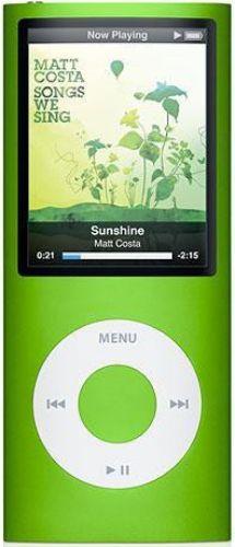 Apple  iPod Nano 4th Gen - 16GB - Green - Excellent