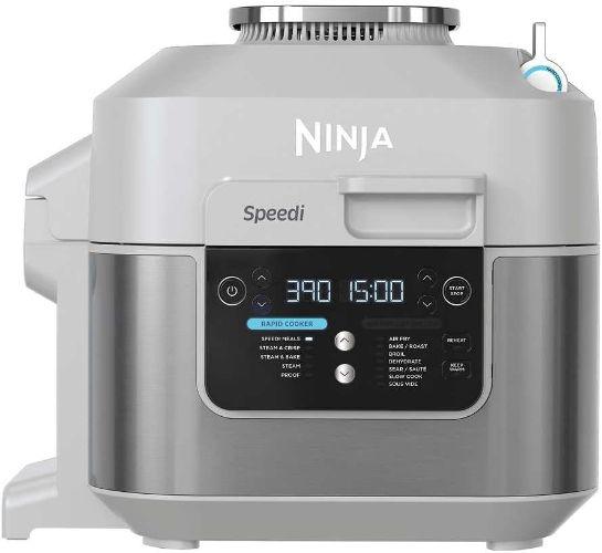 Ninja  12-in-1 Functions Speedi Rapid Cooker Air Fryer 6-Quart (SF303CO) in Light Gray in Excellent condition