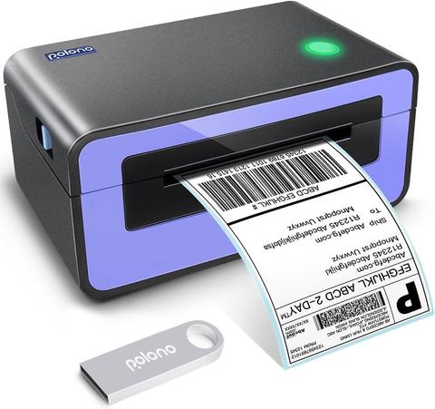 POLONO  Thermal Label Printer - Lilac - Excellent