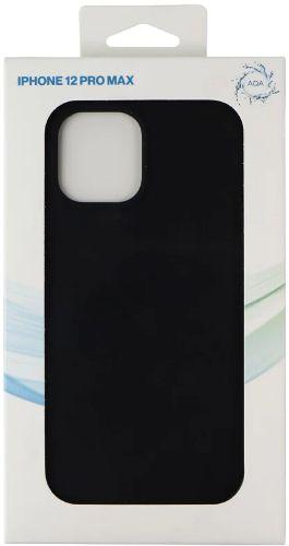 AQA  Rigid Silicone Phone Case for iPhone 12 Pro Max - Matte Black - Brand New