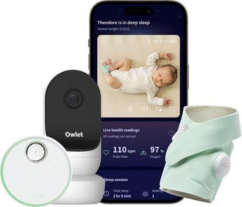 Owlet  PS04NMBBJ Dream Duo 2 Smart Baby Monitor - Mint - Open Box