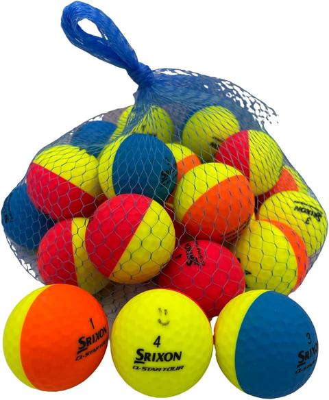 Srixon  Q-Star Tour Divide Golf Balls (24Packs) - Multicolor - Excellent