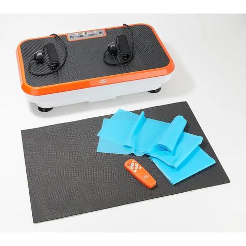 PowerFit  Elite Vibration Platform with Exercise Bands & Mat (F14319) - Orange - Excellent