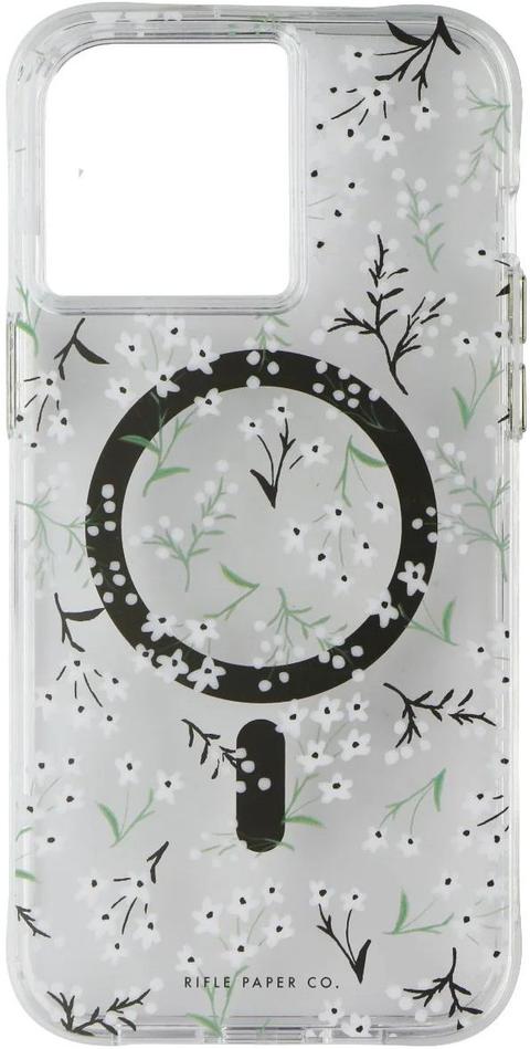 Rifle Paper Co.  Phone Case with MagSafe for iPhone 15 Pro Max - Petite Fleurs - Acceptable