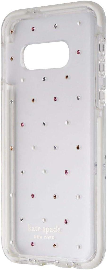 Kate Spade  Defensive Hardshell Case for Samsung Galaxy S10e  - Pin Dot Gems and Pearls - Brand New