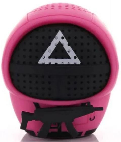 Bitty Boomers  Bluetooth Speaker (Netflix Squid Game: Masked Soldier) - Pink - Excellent