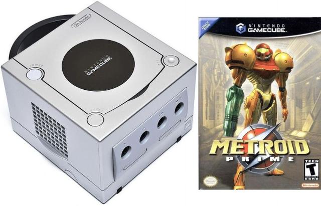 Nintendo  GameCube Metroid Prime Bundle in Platinum in Excellent condition