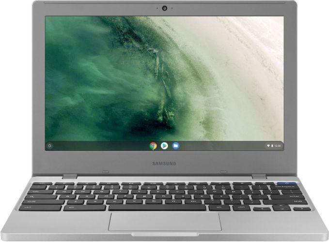 Samsung  Chromebook 4 Laptop 11.6" - Intel Celeron N4020 1.10GHz - 32GB - Platinum Titan - 4GB RAM - 11.6 Inch - Excellent