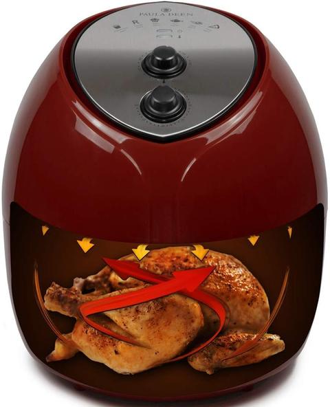 Paula Deen  9.5 QT Family-Sized Air Fryer - Red - Excellent