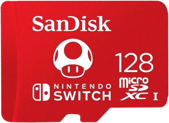 SanDisk  microSDXC Card for Nintendo Switch in Red (128GB) in Premium condition