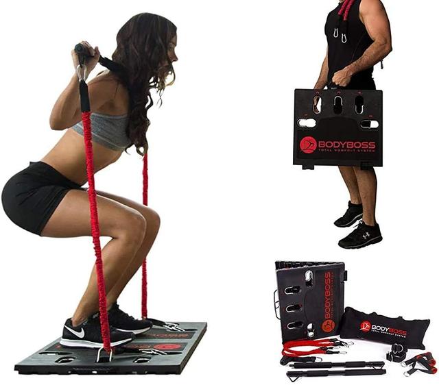 BodyBoss  Home Gym 2.0 PKG2 in Red in Excellent condition