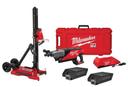 Milwaukee  MXF301-2CXS MX FUEL™ Handheld Core Drill Kit with Stand in Red/Black in Excellent condition