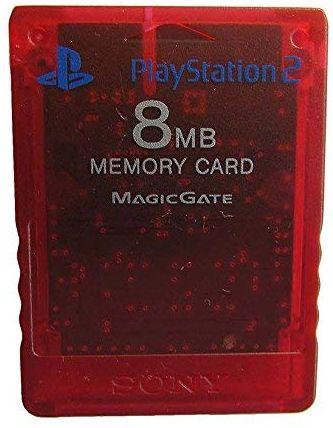 Sony  PS2 8MB Memory Card in Red in Excellent condition