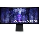 Samsung  Odyssey OLED G8 Curved Ultrawide Gaming Monitor 34" in Silver in Excellent condition