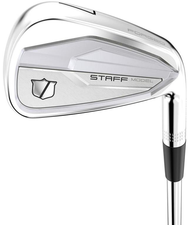 Wilson  Staff Demo Model CB Irons 2024 4-PW Dynamic Gold Mid 115 Stiff in Silver in Excellent condition