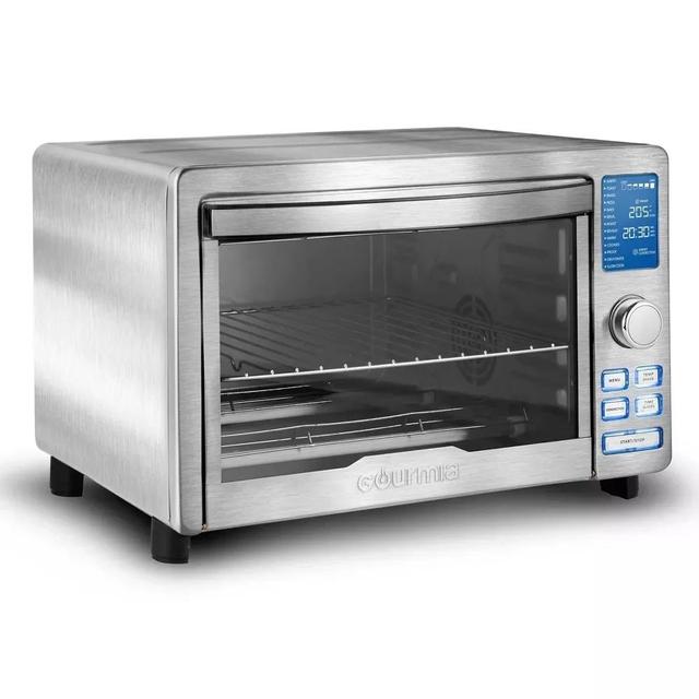 Gourmia  Digital Stainless Steel Toaster Oven Air Fryer in Silver in Excellent condition