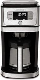 Cuisinart  DGB-800FR Automatic 12 Cup Burr Grind & Brew Glass Coffee Maker in Silver in Excellent condition