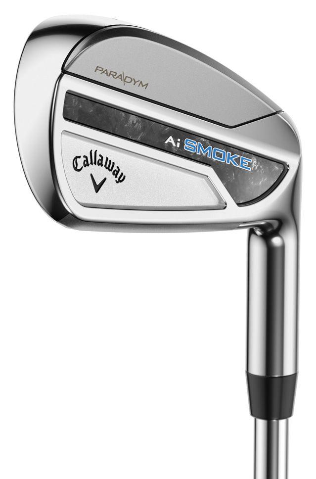 Callaway  Golf Paradym Ai Smoke Single Approach Wedge Iron True Temper Elevate MPH 85 Steel Stiff Right Hand in Silver in Excellent condition