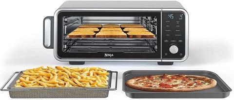 Ninja  FT205CO Digital Air Fry Pro Countertop 8-in-1 Oven Extended Height - Silver/Black - Excellent