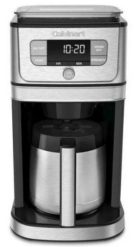 Cuisinart  Grind and Brew 10 Cup Burr Coffeemaker (DGB-850) - Silver - Excellent