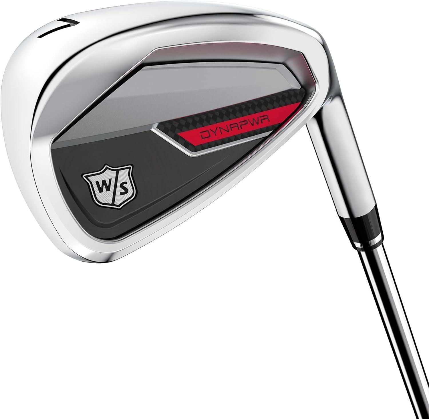 Wilson  DynaPower Irons Set 5-PW+GW Regular Flex Right Handed with UST Recoil Dart 65 Graphite - Silver - Excellent