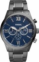 Fossil  Flynn Chronograph Smoke Stainless Steel Watch BQ1126 in Smoke in Excellent condition