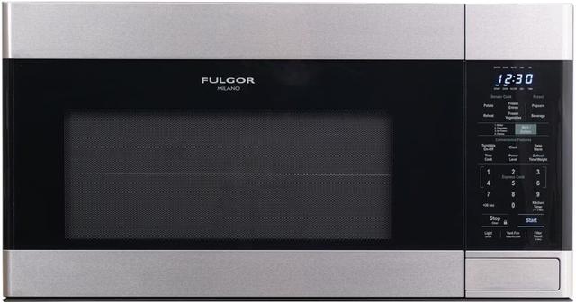 Fulgor Milano  F4OTR30S1 30" Over the Range Microwave in Stainless Steel in Excellent condition