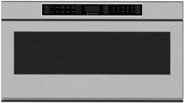 Hestan  KMWR30 30" Wide 1.2 Cu. Ft. 950 Watt Built-In Microwave in Stainless Steel in Excellent condition