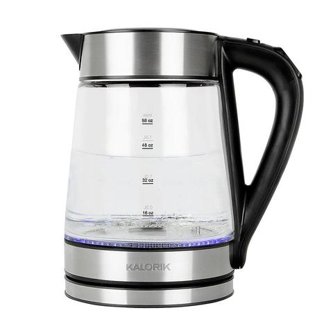 Kalorik  1.7L Rapid Boil Digital Electric Kettle (JK 45907 SS) - Stainless Steel/Black - Excellent