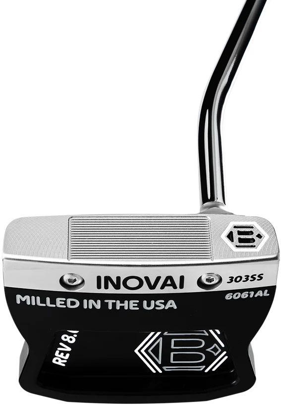 Bettinardi  2022 Inovai 8.0 Spud Neck Putter Left Handed 33" with Jumbo Grip in Stealth Black Anodized/Diamond Blast in Excellent condition