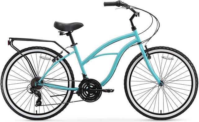 Sixthreezero  Around The Block Beach Cruiser Bike 1 Speed 26" in Teal Blue in Excellent condition