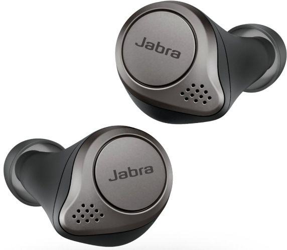 Jabra  Elite 75t True Wireless Noise Cancelling Earbuds in Titanium Black in Excellent condition