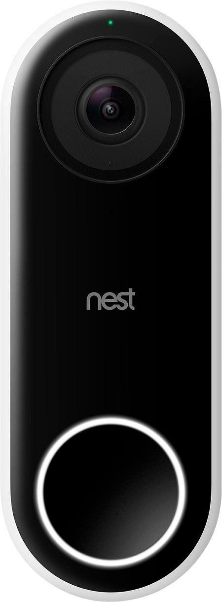 Google  Nest Doorbell (wired) Smart Wi-Fi Video Doorbell in White/Black in Excellent condition