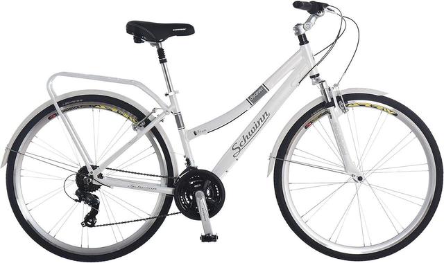 Schwinn  S7913AZ Discover Hybrid Bike Rear Cargo Rack  in White in Excellent condition