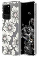 Kate Spade  Defensive Hardshell Case for Samsung Galaxy S20 Ultra in White Hollyhock Floral Clear in Premium condition