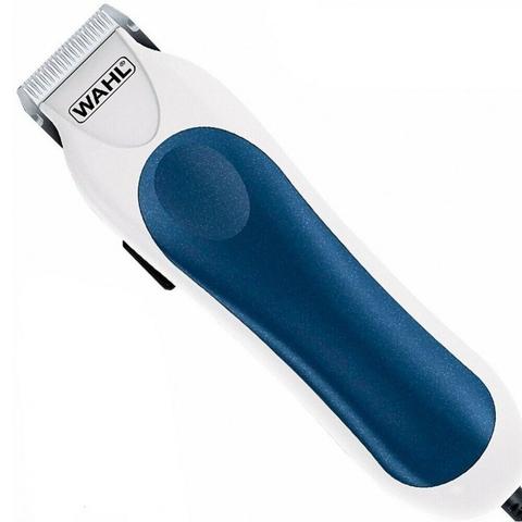Wahl  9307-108 Mini T-Pro Corded T-Blade Hair Beard Precision Trimmer - White/Blue - Excellent