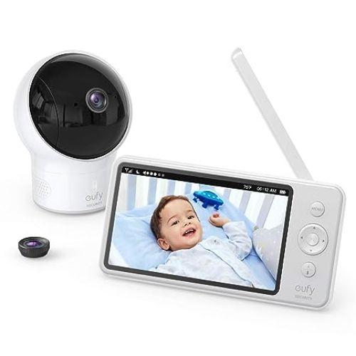 Eufy  Baby Monitor E110 Security Camera in White in Excellent condition