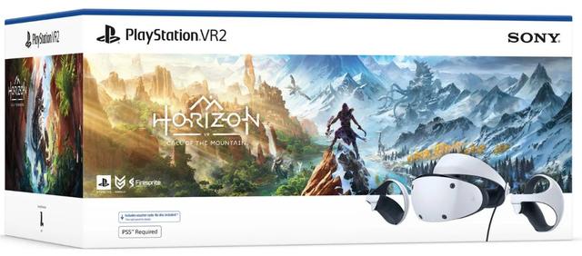 Sony  PlayStation VR2 Headset Horizon Call of the Mountain Bundle in White in Premium condition