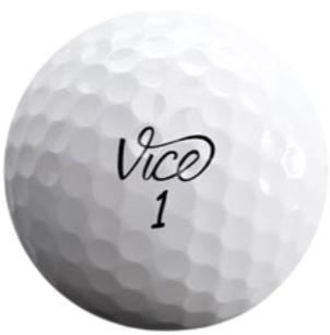 Vice  Golf Balls (24Packs) - White - Excellent