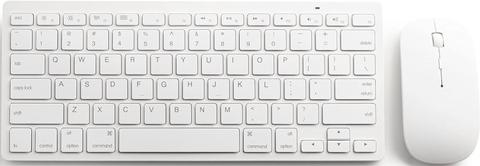 Mason West  Slim Wireless Keyboard and Mouse Combo - White - Premium