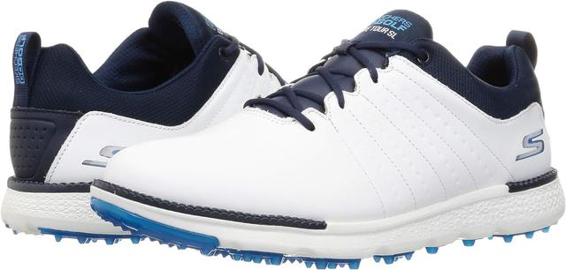 Skechers  Go Golf Elite Tour SL Mens Golf Shoes Size 7.5 XW in White/Navy in Excellent condition