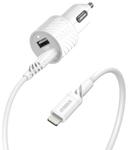 Otterbox  Lightning to USB-A Car Charging Kit in Cloud Dream (White) in Brand New condition