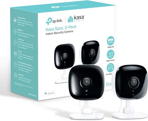 TP-Link  Kasa Spot Indoor Smart Wifi Security Camera (KC100P2) - White - Excellent
