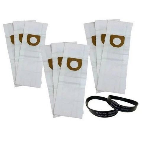GV  3M Style Bags & 5 Pack of Belts (10 Pack) - White - Excellent