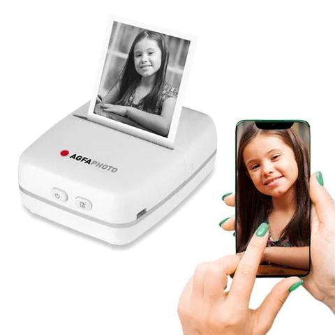 Agfaphoto  Portable Bluetooth Thermal Printer Realipix Pocket P Black and White - White - Excellent