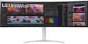 LG  49BQ95C Dual IPS Monitor in White in Excellent condition