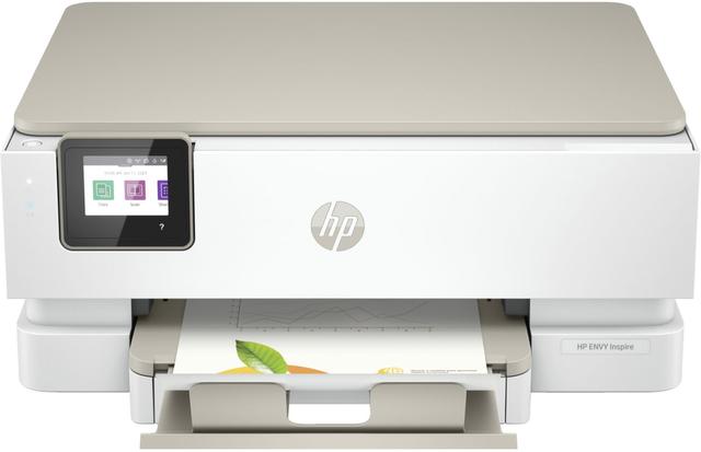 HP  ENVY Inspire 7255e All-in-One Printer with Bonus 3 Months of Instant Ink with HP+ in White in Excellent condition