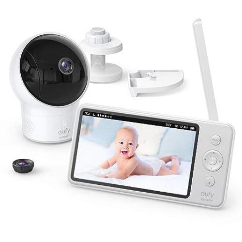 Eufy  Baby Monitor Spaceview S Security Camera in White in Excellent condition