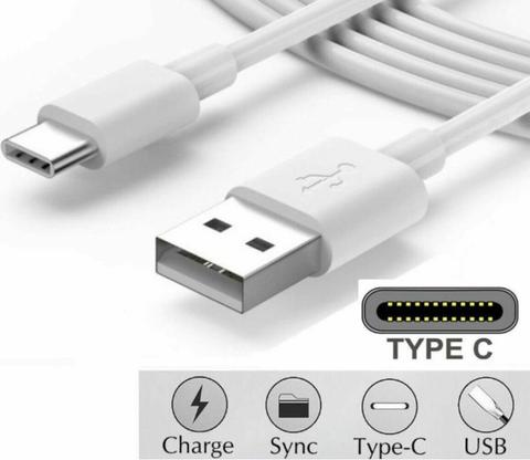Awanta  USB-A to USB-C 3ft Cable USB 2.0 - White - Excellent
