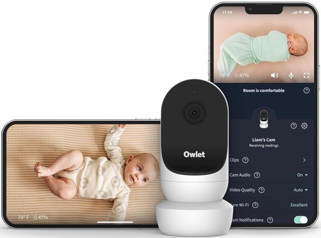 Owlet  Cam 2 Smart Baby Monitor HD Video Cam BC06NNBBJ in White in Excellent condition